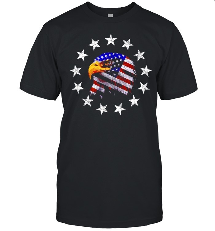 BETSY ROSS AMERICAN BALD EAGLE FLAG USA INDEPENDENCE PATRIOT shirt