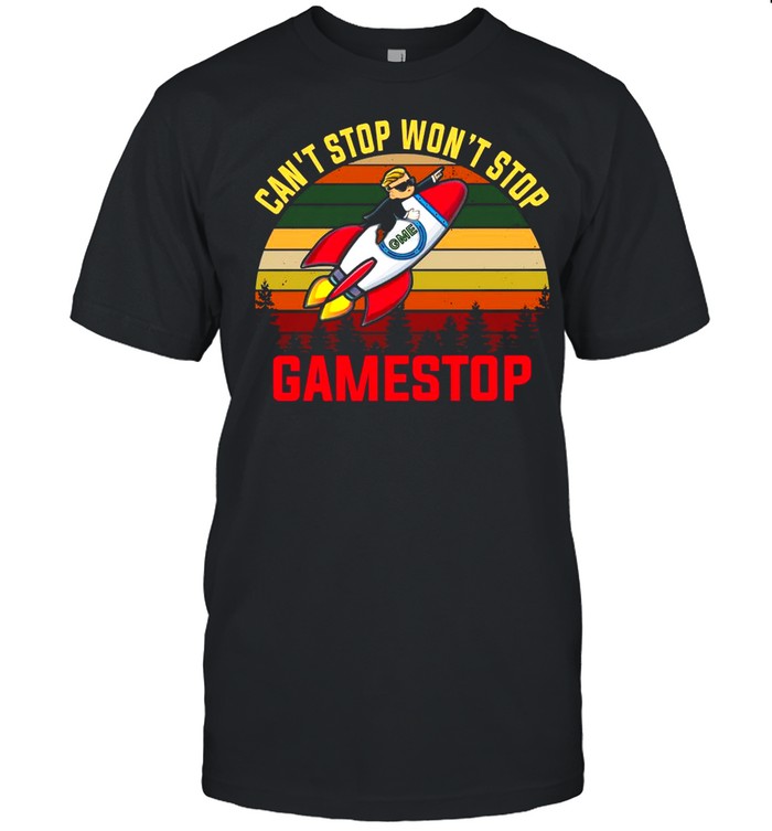 Cant Stop Wont Stop Gamestop Vintage shirt