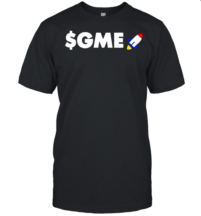 Logo $GME Gamestonk Game Stonk Stop GME shirt