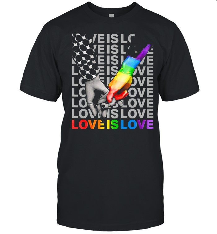 Pride Hand In Hand Love Is Love Lgbt shirt