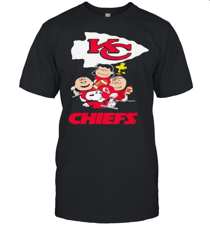 Snoopy Woodstock And Friends Kansas City Chiefs Football shirt