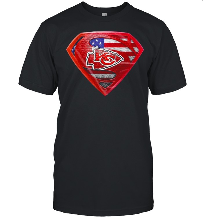 Symbol Superman American Flag Kansas City Chiefs shirt Classic Men's T-shirt