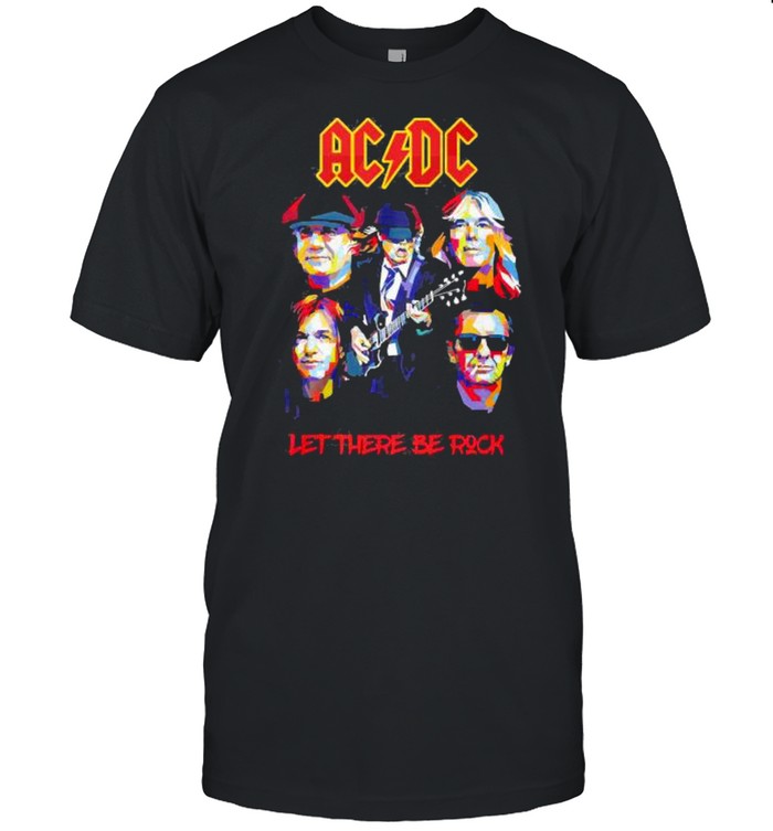 AC DC let there be rock shirt