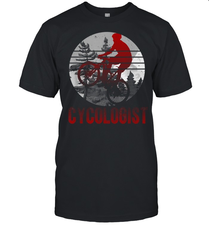 Cycologist Funny Retro Bike Vintage Cycling Bicycle Lovers shirt