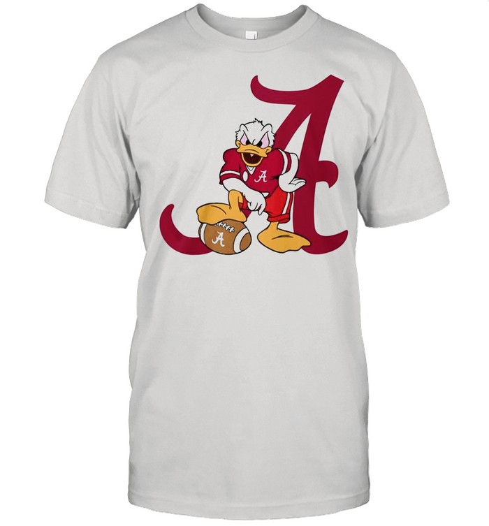 Duck Donald and Rugby Alabama Crimson Tide football 2021 shirt