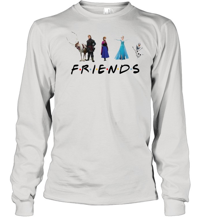 Friends Disney Frozen Elsa Olaf Anna shirt Long Sleeved T-shirt