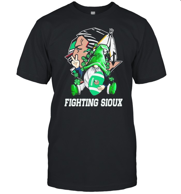 Gnome hug Fighting Sioux ball shirt