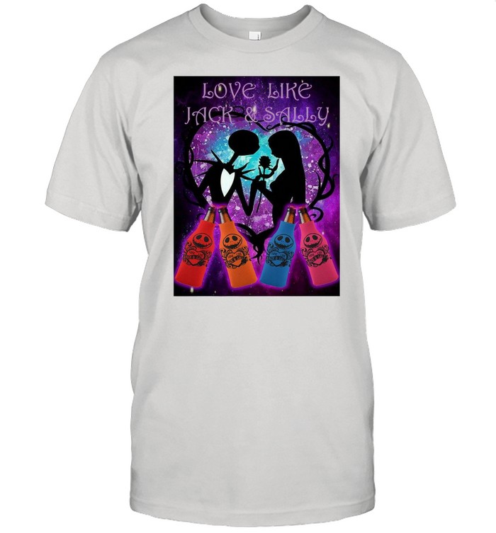 Jack Skellington Love Like Jack And Sally Beer shirt