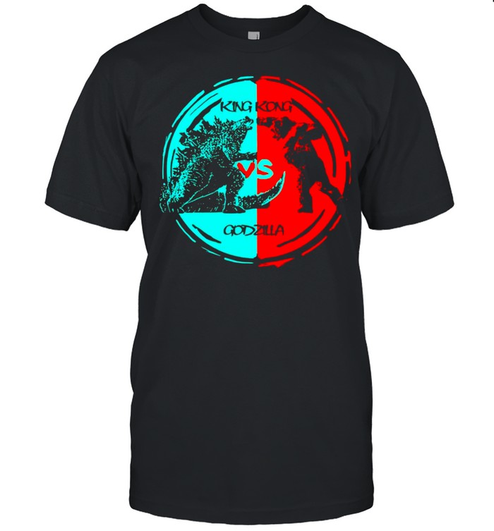 King kong vs Godzilla fight 2021 vintage shirt