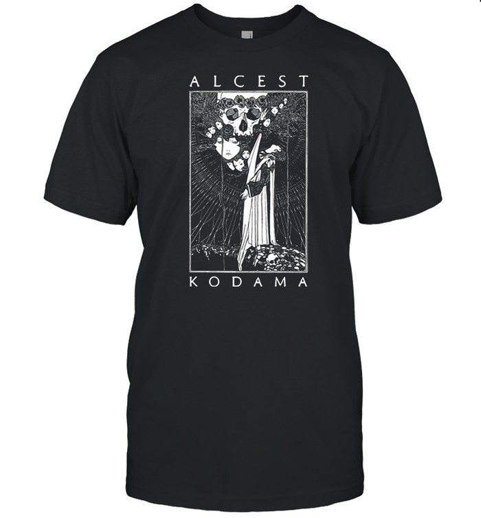 King’s Road Alcest Men’s Kodama Faces Skull Slim-Fit shirt