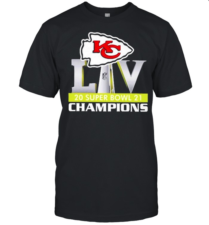 Logo Kansas City Chiefs Liv 2021 Super Bowl Champions shirt