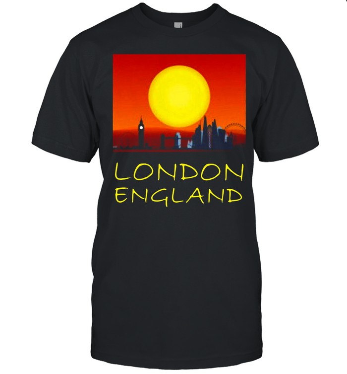 London City Skyscraper Skylines Silhouette Vintage shirt