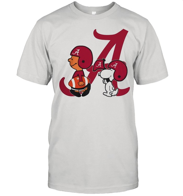 Snoopy And Charlie Brown With Alabama Crimson Tide 2021 shirt