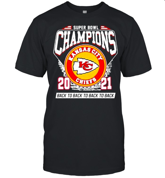 Super Bowl Kansas City Chiefs Football 2021 Champions Black To Back To Back shirt