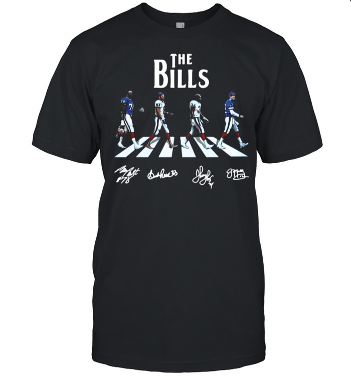 The Bills Smith Reed Thomas And Kelly Abbey Road 2021 Signatures shirt