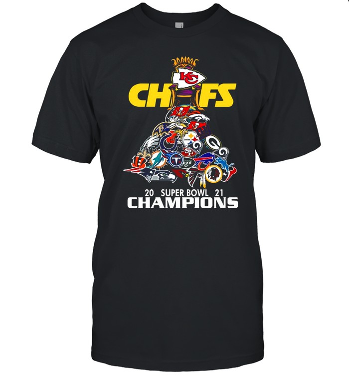 The Chiefs For All Team Football 2021 Super Bowl Champions shirt