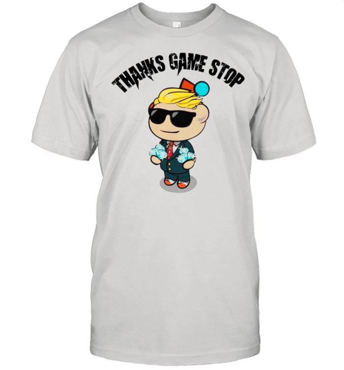 Trump Wallstreetbets Hug Diamond Thanks Game Stop shirt