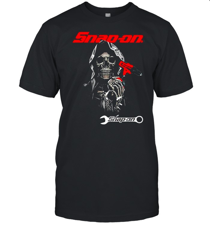 Death hug snap on shirt