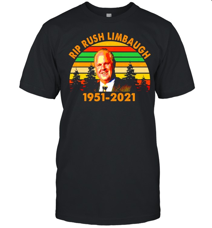 Rip Rush Limbaugh 1951-2021 vintage shirt