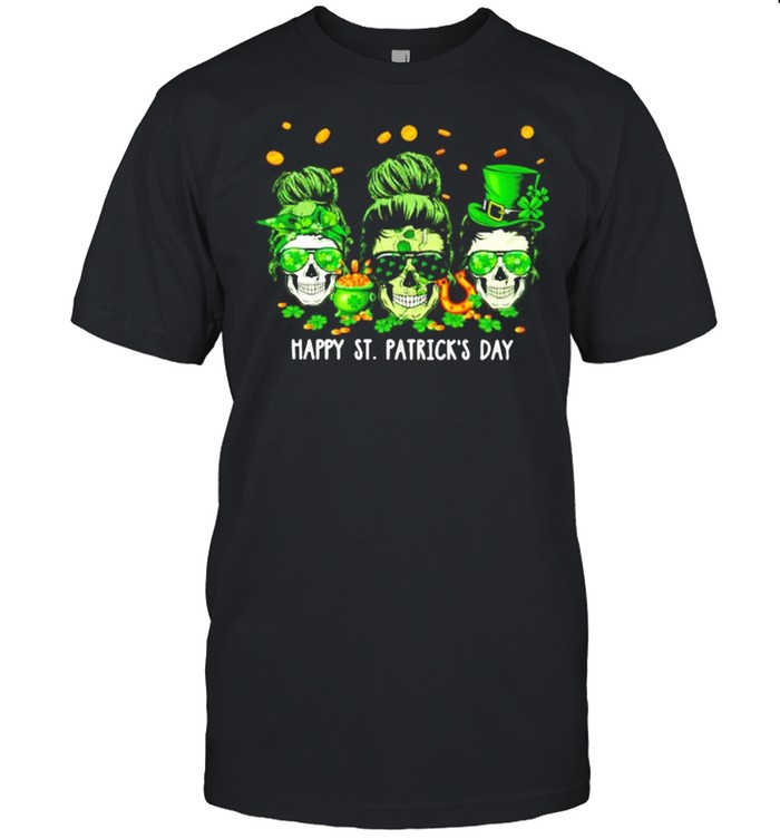 Skull Happy St Patricks Day shirt