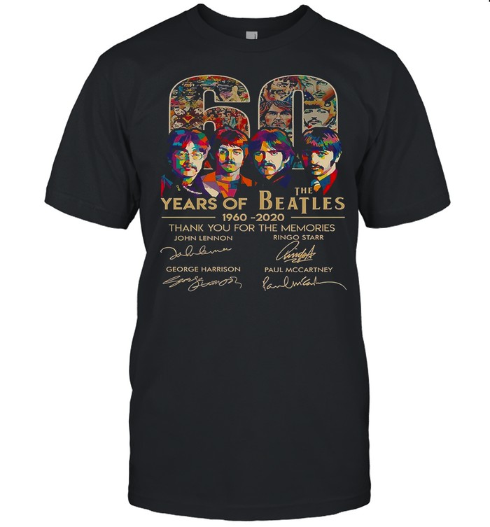 60 Years Of The Beatles 1960-2020 shirt