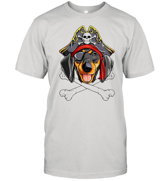 Caribbean Beads Dachshund Pirate shirt