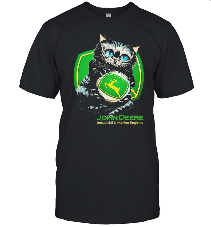 cat hug john deere industrial and marine engines shirt