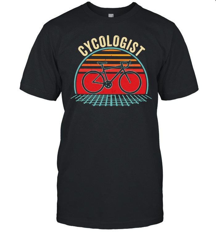 Cycling Cycologist Vintage Sunset shirt