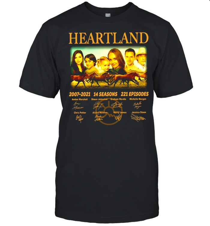 Heartland 2007 2021 14 Seasons 221 Episodes Signature shirt