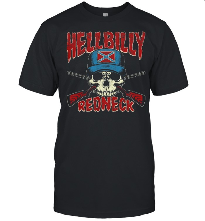 Hellbilly Redneck Skull Sun shirt