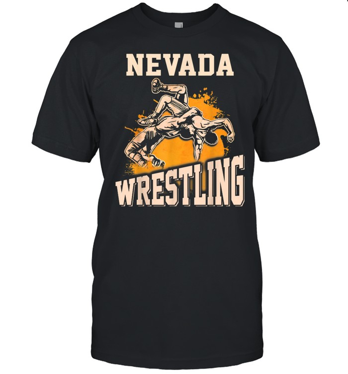 Nevada Wrestling Dad Mom For Wrestler Son shirt