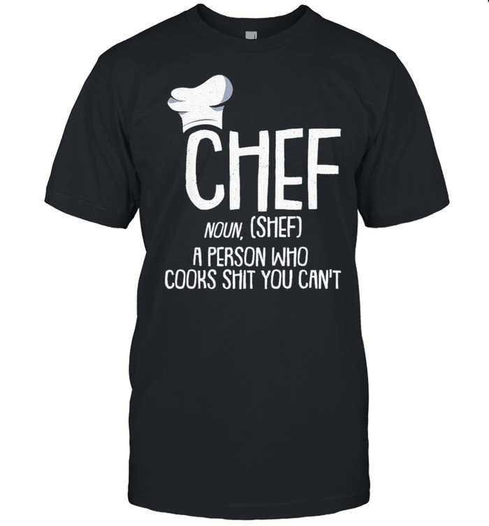 Noun Chef Sous Master Head Executive Cooking shirt