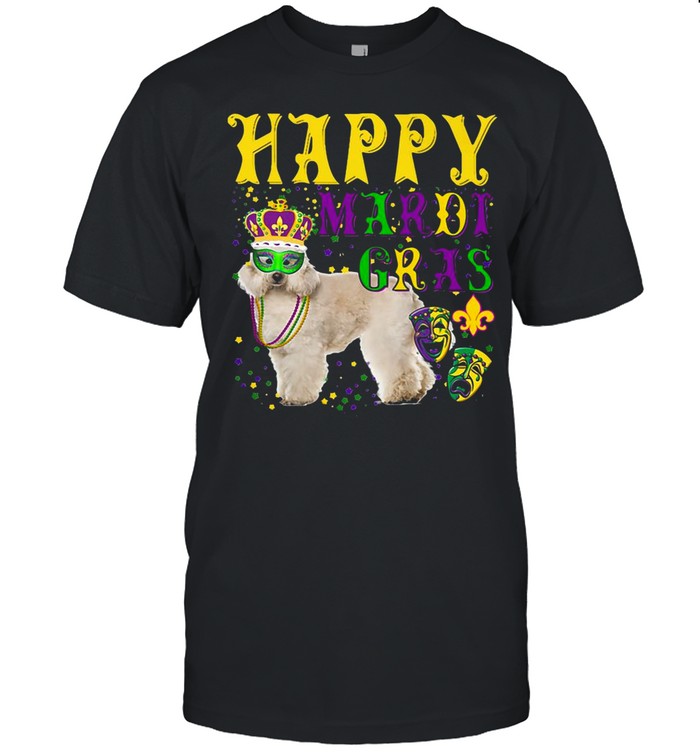 Poodle Dog Mardi Gras shirt