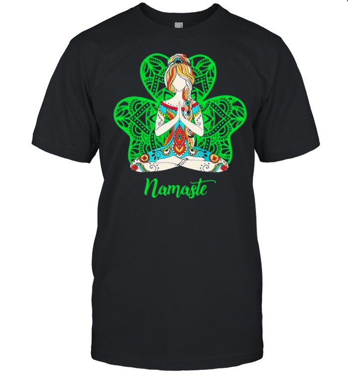 Namaste Yoda Ladies Patricks Day shirt