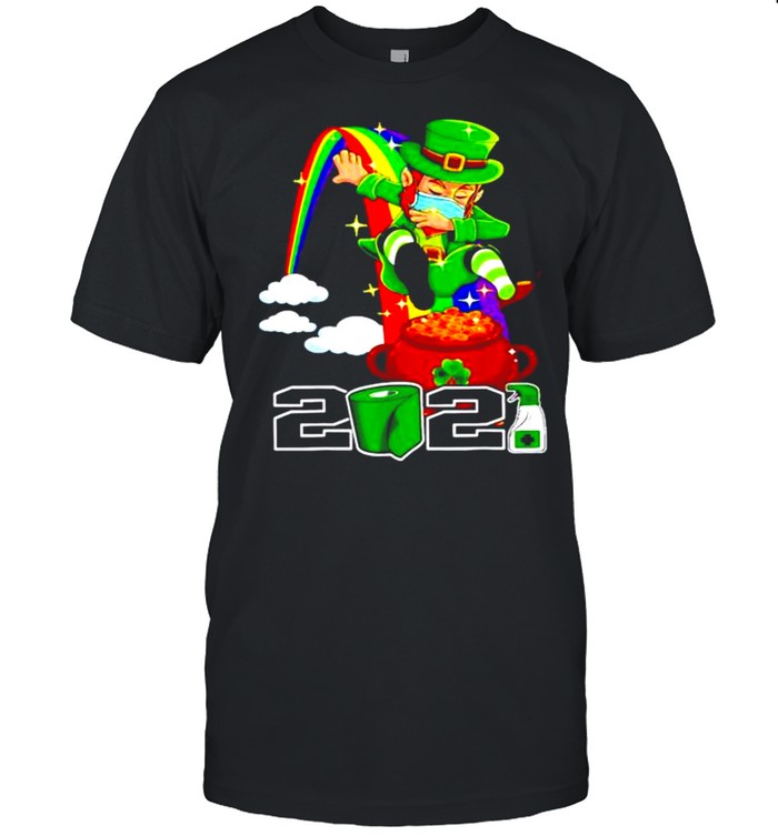 St Patrick’s Day Leprechaun Face Mask 2021 shirt