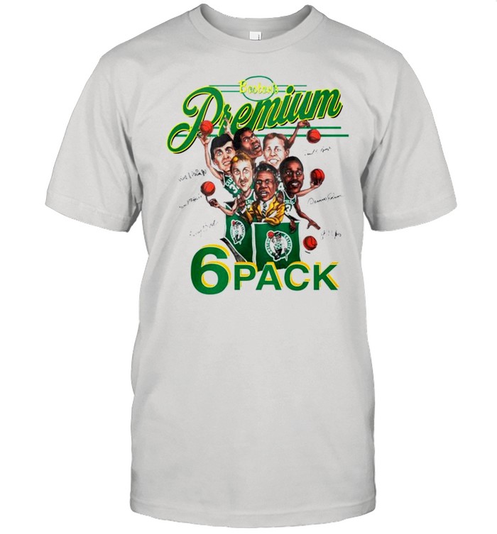 Boston Celtics Bostons premium 6 pack signatures shirt