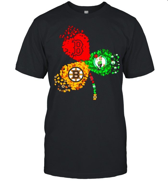 Shamrock Boston Bruins Boston Celtics and Boston Red Sox St.Patricks day shirt