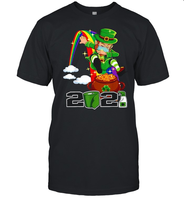 St Patrick’s Day Leprechaun Face Mask 2021 shirt