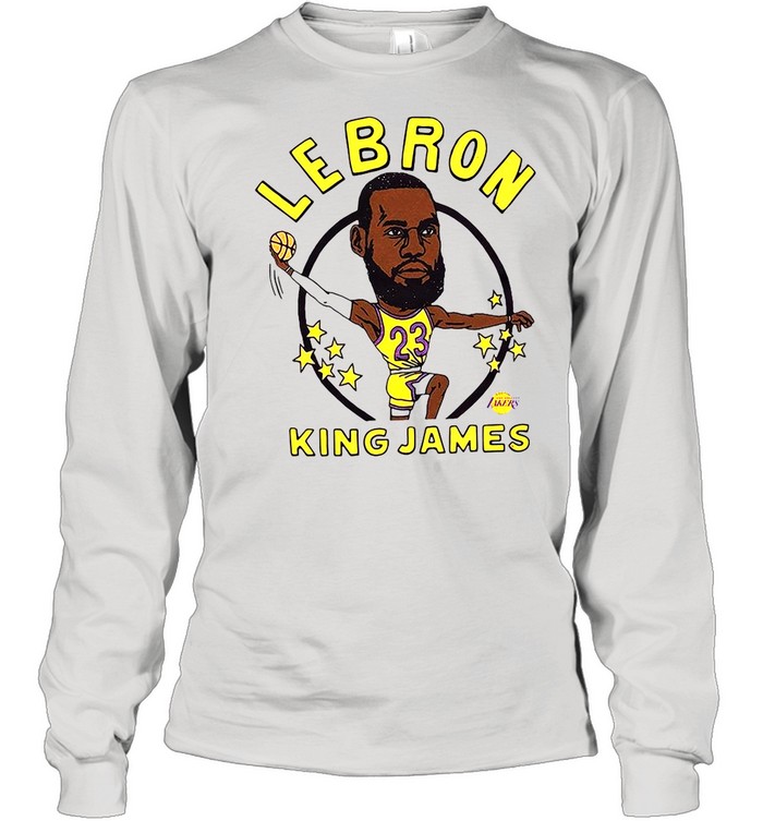 Los Angeles Lakers Lebron King James shirt Long Sleeved T-shirt