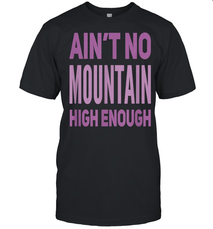 Aint No Mountain High Enough Pick Checkered Effect shirt