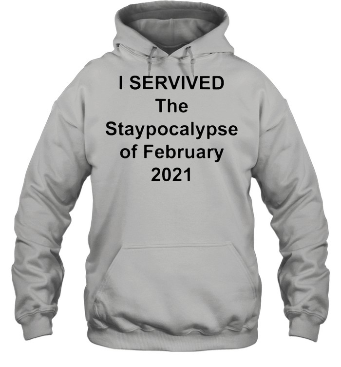 I survived the apocalypse of february 2021 shirt Unisex Hoodie