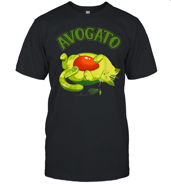 Meow Avogato Cat Avocado shirt