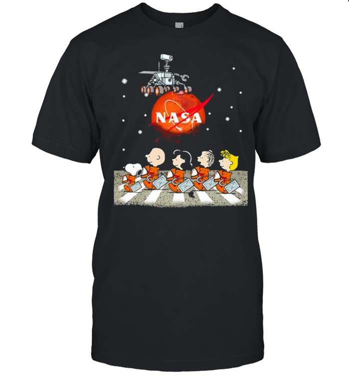 Snoopy Charlie And Friends The Beatles Nase Perseverance Mars shirt