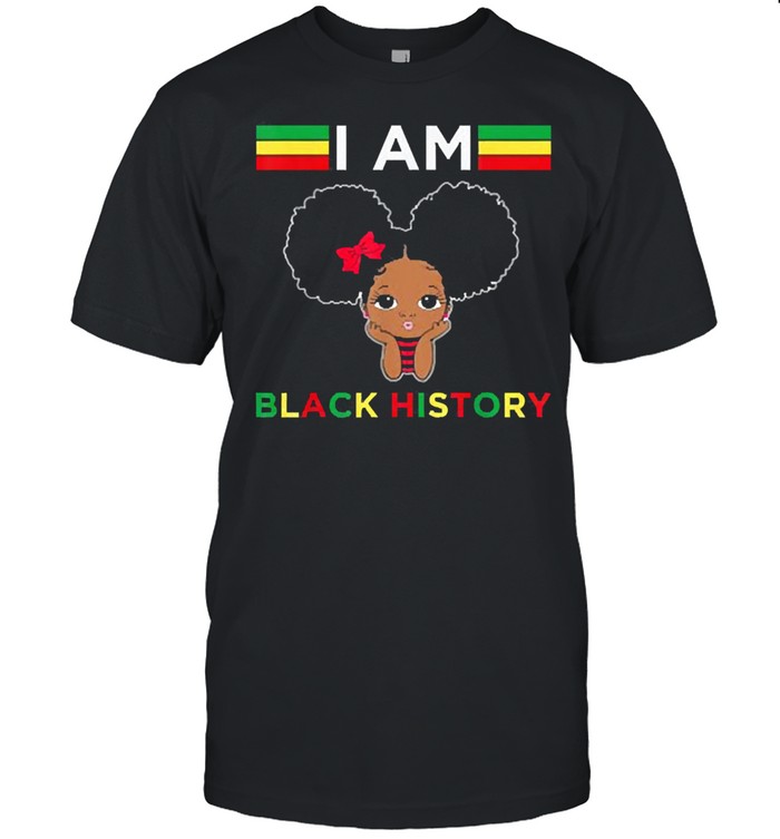 Strong african queen girls black history month shirt