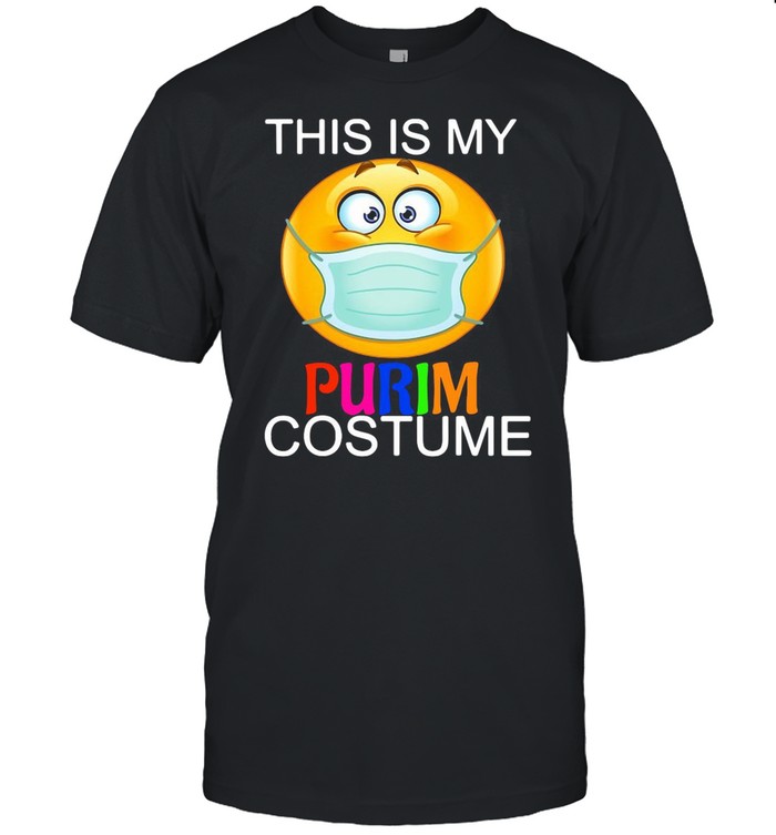 This Is My Happy Purim Costume Funny Jewish Face Mask shirt