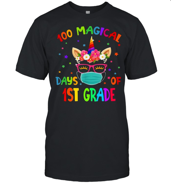 100 Magical Days Of 1St Grade School Unicorn shirt