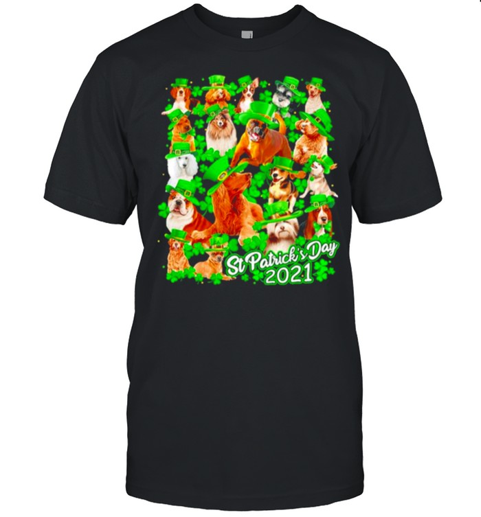 Dogs St Patricks Day 2021 shirt