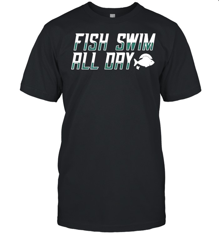 East Lansing basketball fish swim all day shirt