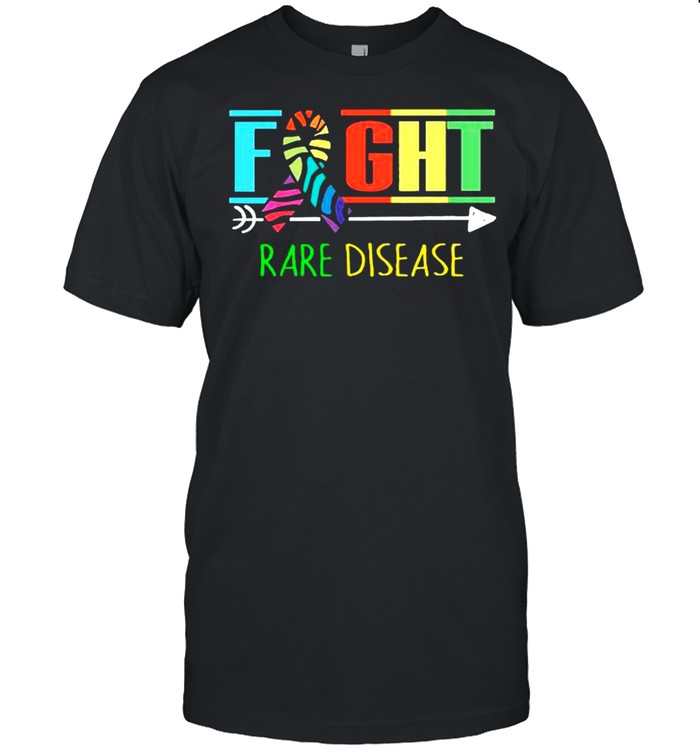 Fight Rare Disease Zebra Ribbon Rare Disease Day 2021 shirt