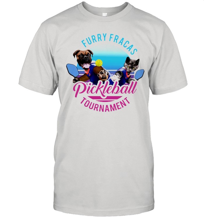 Furry Fracas Pickleball Tournament shirt